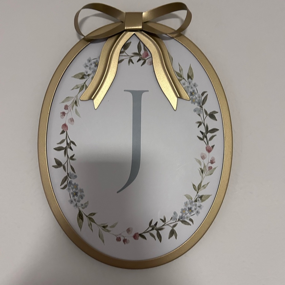 “J” Wall Sign
